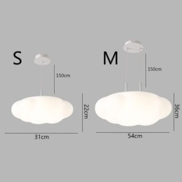 Designer Touch Decorative Creative Pendant Lamp White Cloud Pendant Light