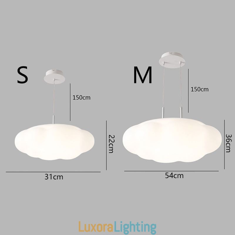 Designer Touch Decorative Creative Pendant Lamp White Cloud Pendant Light
