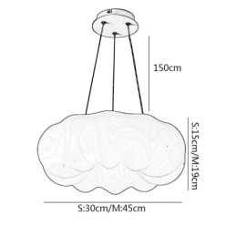 Designer Touch Decorative Nordic Pendant Lamp Creativity Pumpkin Shape Hanging Lights