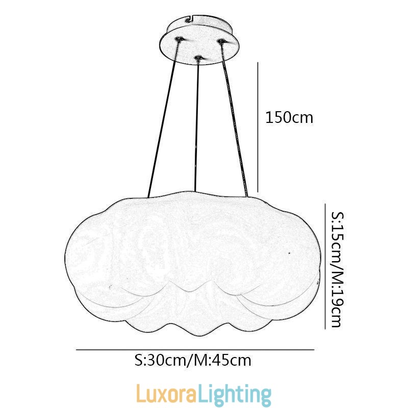 Designer Touch Decorative Nordic Pendant Lamp Creativity Pumpkin Shape Hanging Lights