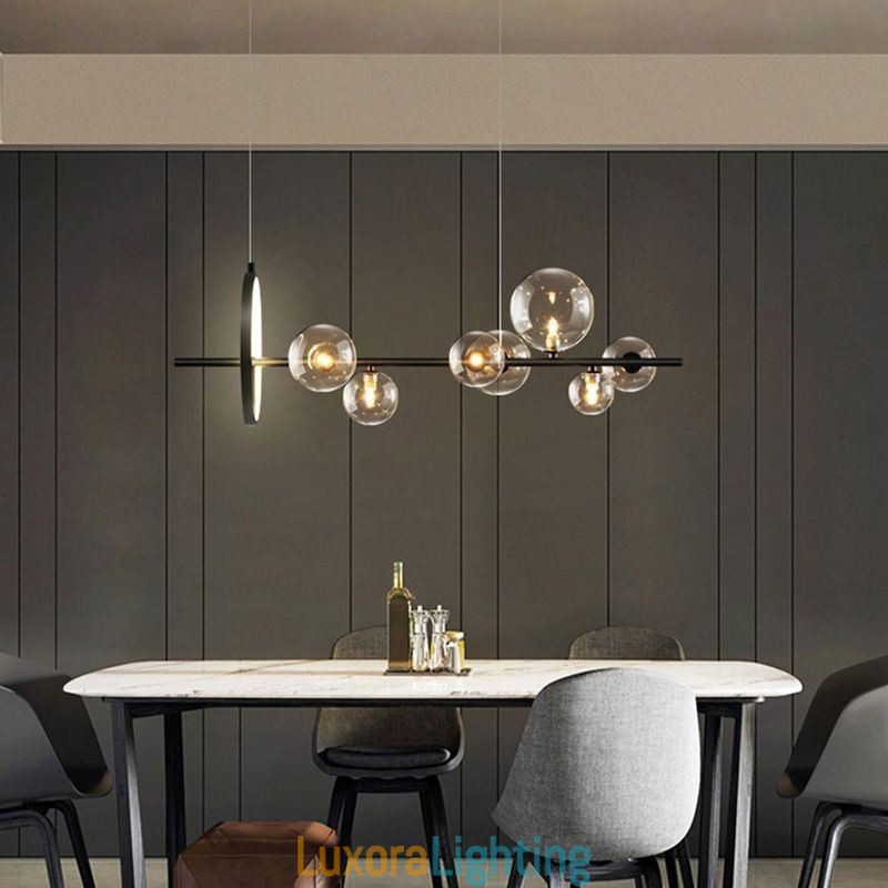 Designer Touch Decorative Modern Glass Bubble Pendant Light G9 Bulbs Chandelier