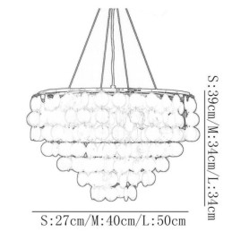 Designer Touch Decorative Capiz Shell Pendant Light Natural Hanging Round Layered Chandelier