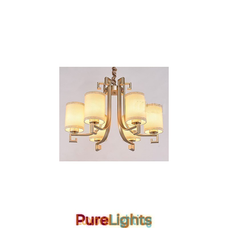 Designer Touch Decorative The Chinese Style Chandelier Iron Copper Imitation Air Lamps
