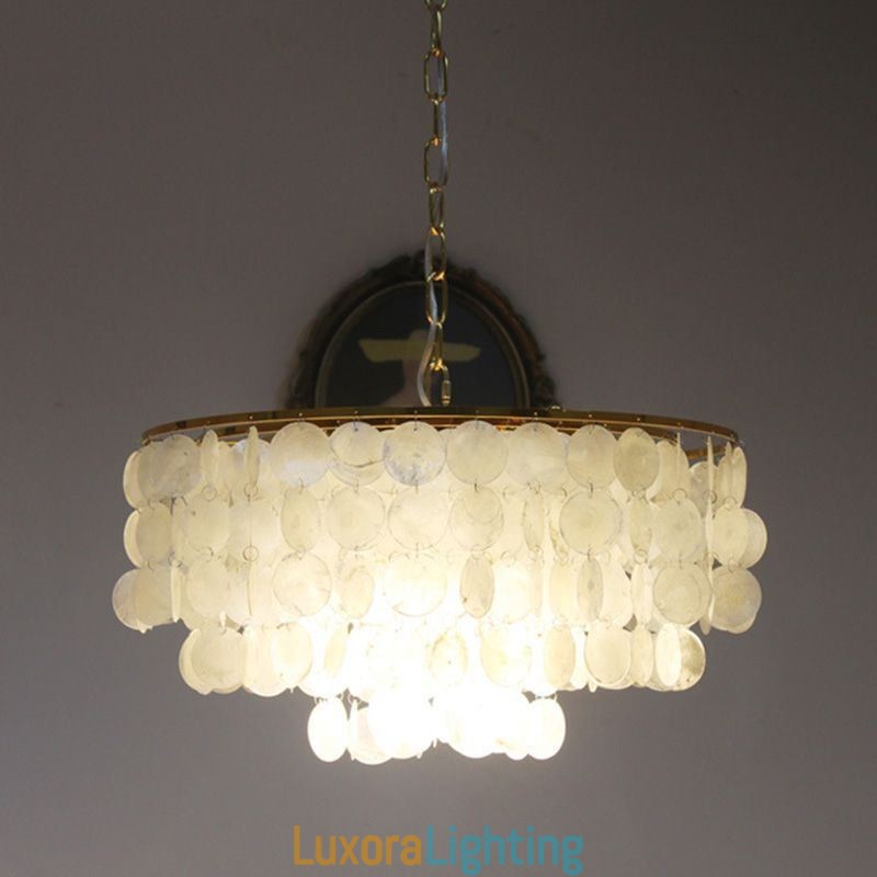 Designer Touch Decorative European Seashell Pendant Light
