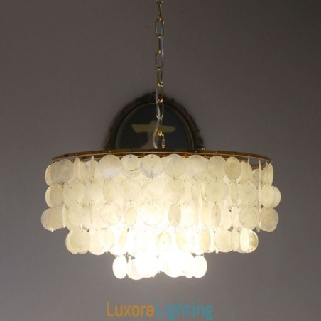 Designer Touch Decorative European Seashell Pendant Light