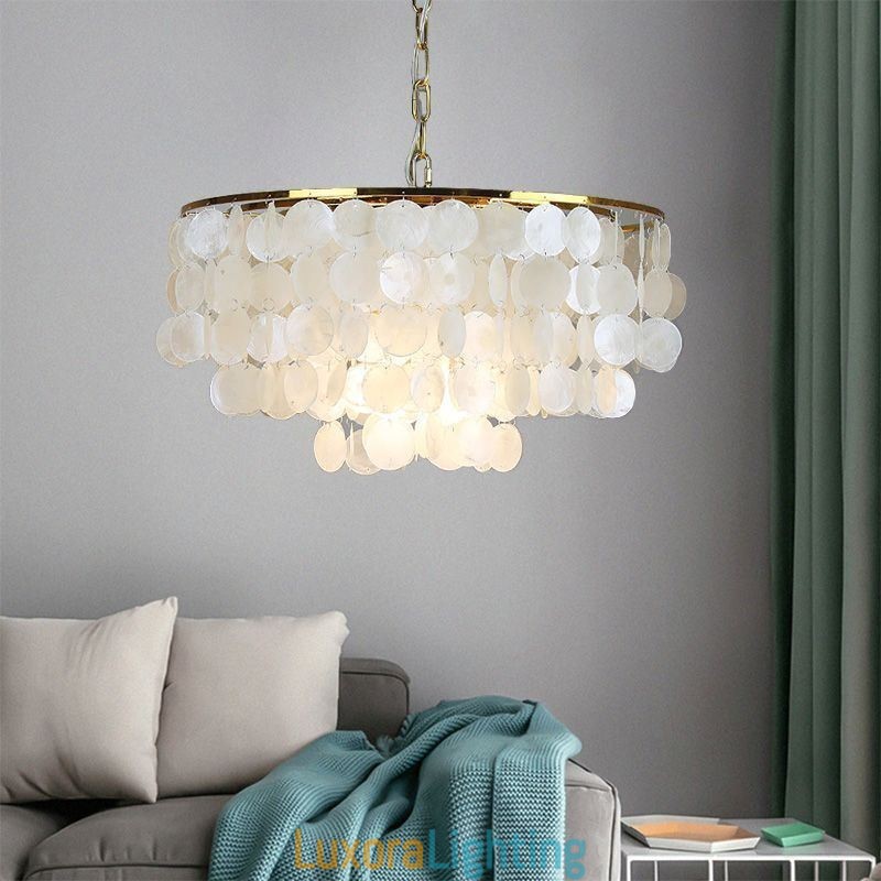 Designer Touch Decorative European Seashell Pendant Light