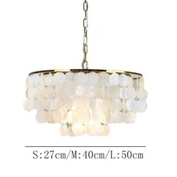 Designer Touch Decorative European Seashell Pendant Light