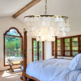Designer Touch Decorative European Seashell Pendant Light
