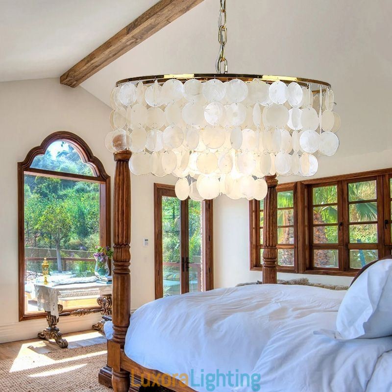 Designer Touch Decorative European Seashell Pendant Light