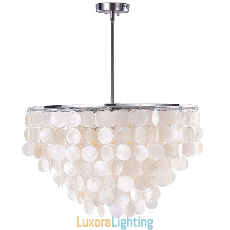 Designer Touch Decorative European Seashell Pendant Light Contemporary Hanging Light