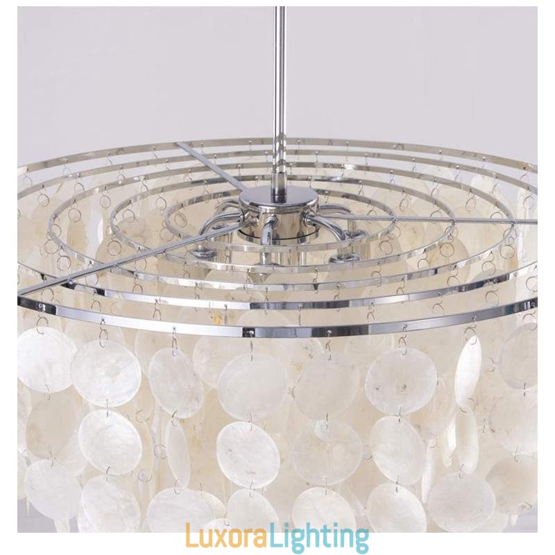 Designer Touch Decorative European Seashell Pendant Light Contemporary Hanging Light