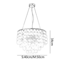 Designer Touch Decorative Modern White Shell Ceiling Light Fixture Pendant Light Chandelier