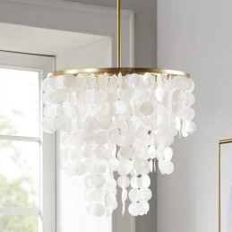 Designer Touch Decorative Contemporary Shell Hanging Ceiling Lighting