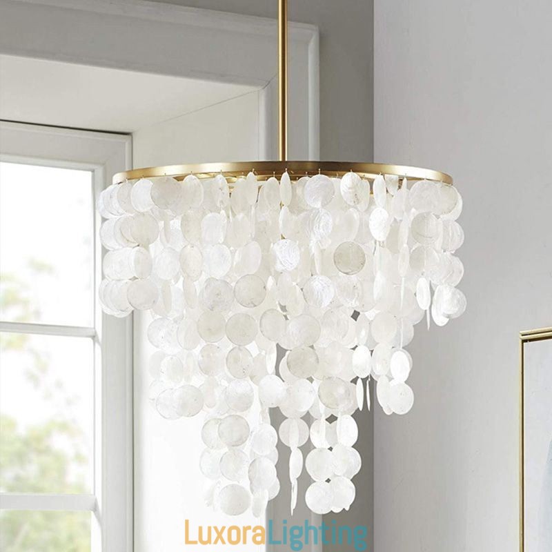 Designer Touch Decorative Contemporary Shell Hanging Ceiling Lighting