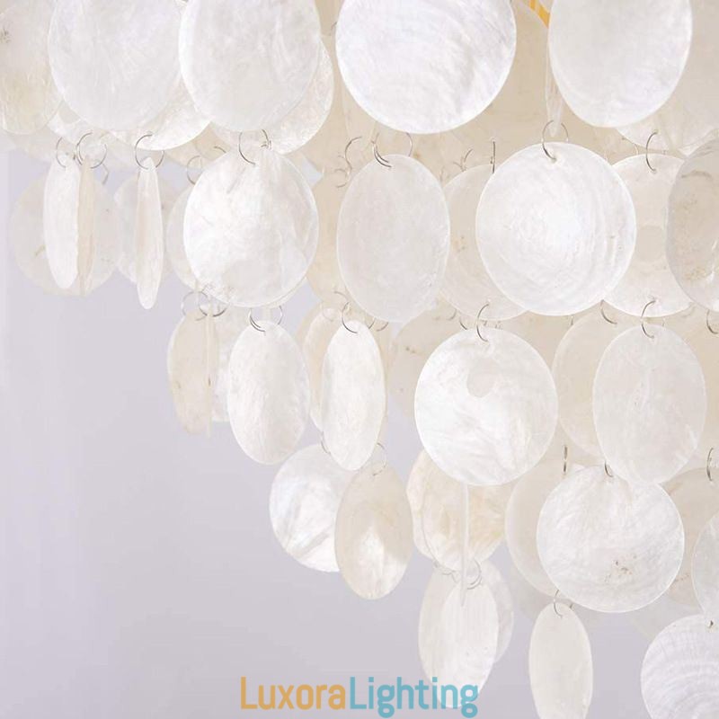 Designer Touch Decorative Contemporary Shell Hanging Ceiling Lighting
