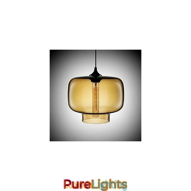 Designer Touch Decorative Bottle Design Pendant 1 Light Concise Iron Painting