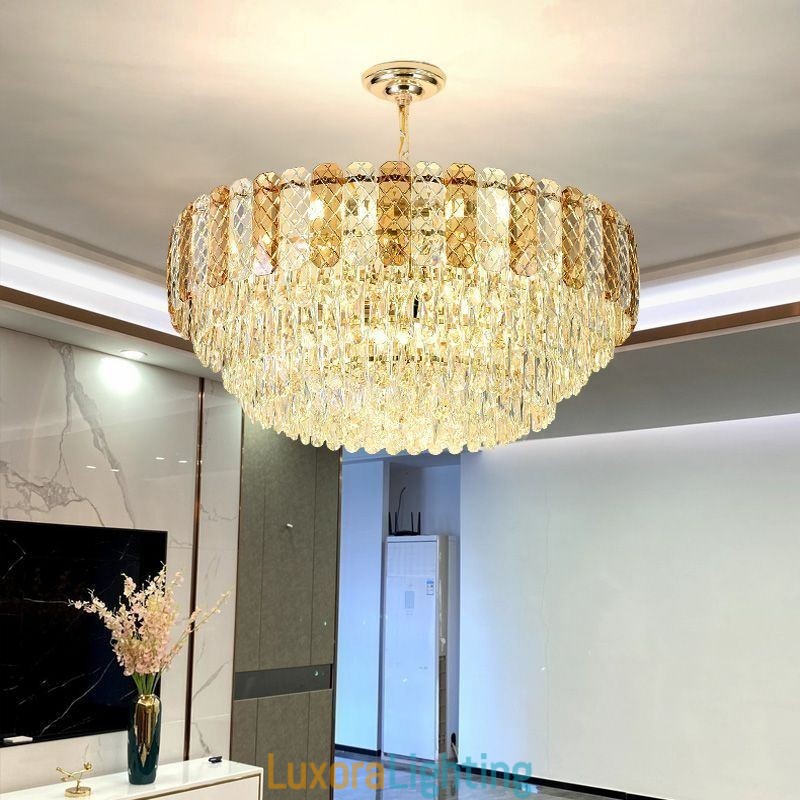 Designer Touch Decorative Luxury European Pendant Light Crystal Ceiling Light