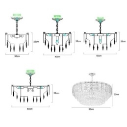 Designer Touch Decorative Luxury European Pendant Light Crystal Ceiling Light