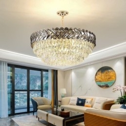 Designer Touch Decorative Crystal Pendant Light Gold Ceiling Light Fixture