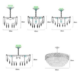 Designer Touch Decorative Crystal Pendant Light Gold Ceiling Light Fixture