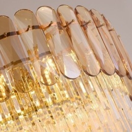 Designer Touch Decorative Luxury Pendant Light Crystal Gold Ceiling Light