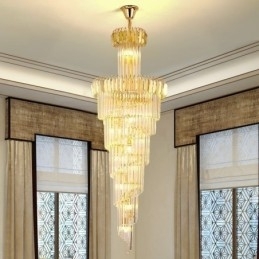 Designer Touch Decorative Sparkling Pendant Light Large Ceiling Light