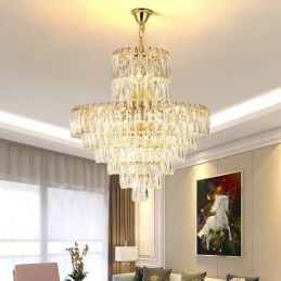Designer Touch Decorative Modern Crystal Pendant Light Contemporary Ceiling Lights Fixtures