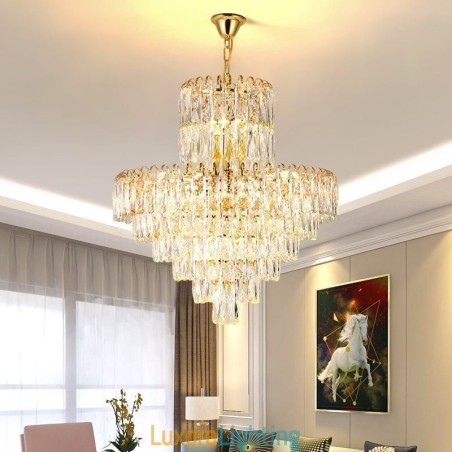 Designer Touch Decorative Modern Crystal Pendant Light Contemporary Ceiling Lights Fixtures