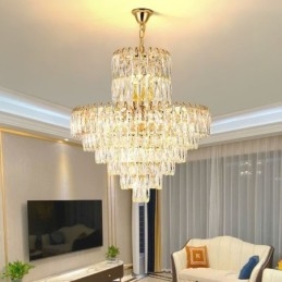 Designer Touch Decorative Modern Crystal Pendant Light Contemporary Ceiling Lights Fixtures