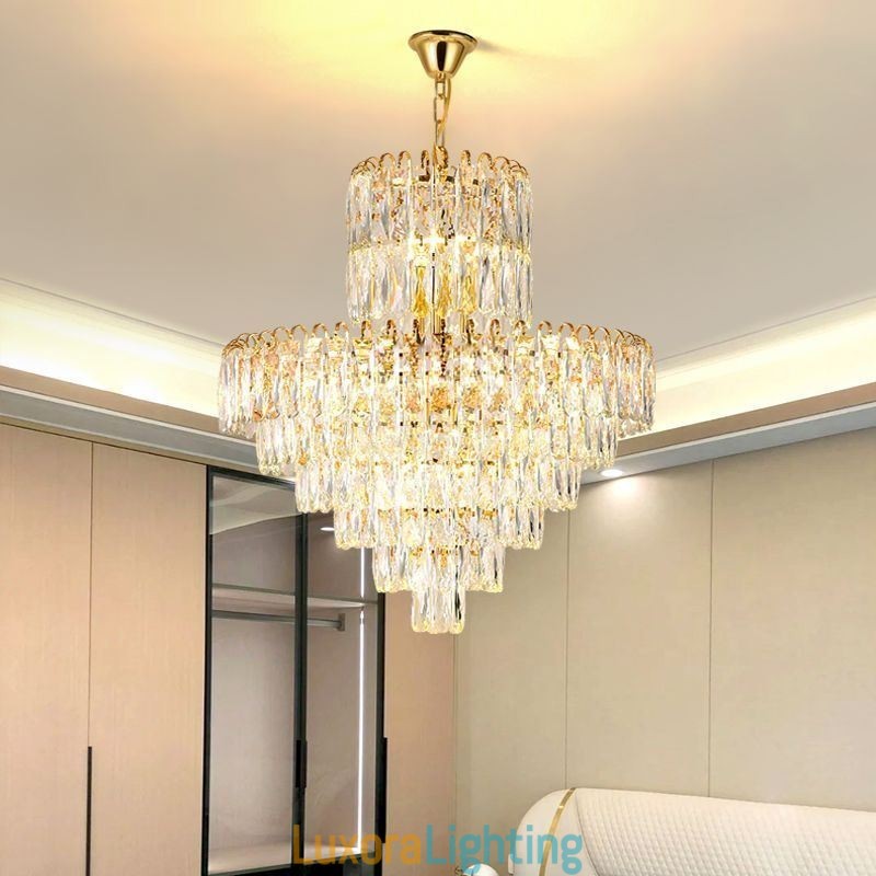 Designer Touch Decorative Modern Crystal Pendant Light Contemporary Ceiling Lights Fixtures