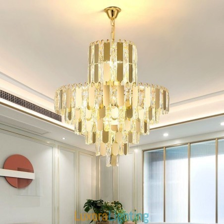 Designer Touch Decorative Modern Crystal Pendant Light Contemporary Ceiling Lights Fixtures