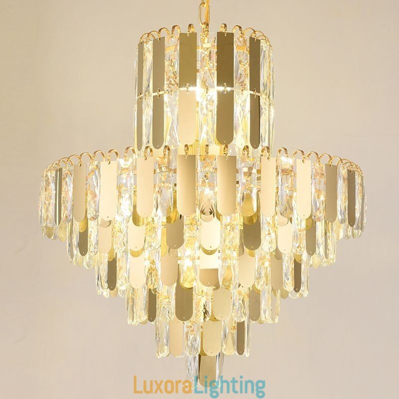 Designer Touch Decorative Modern Crystal Pendant Light Contemporary Ceiling Lights Fixtures