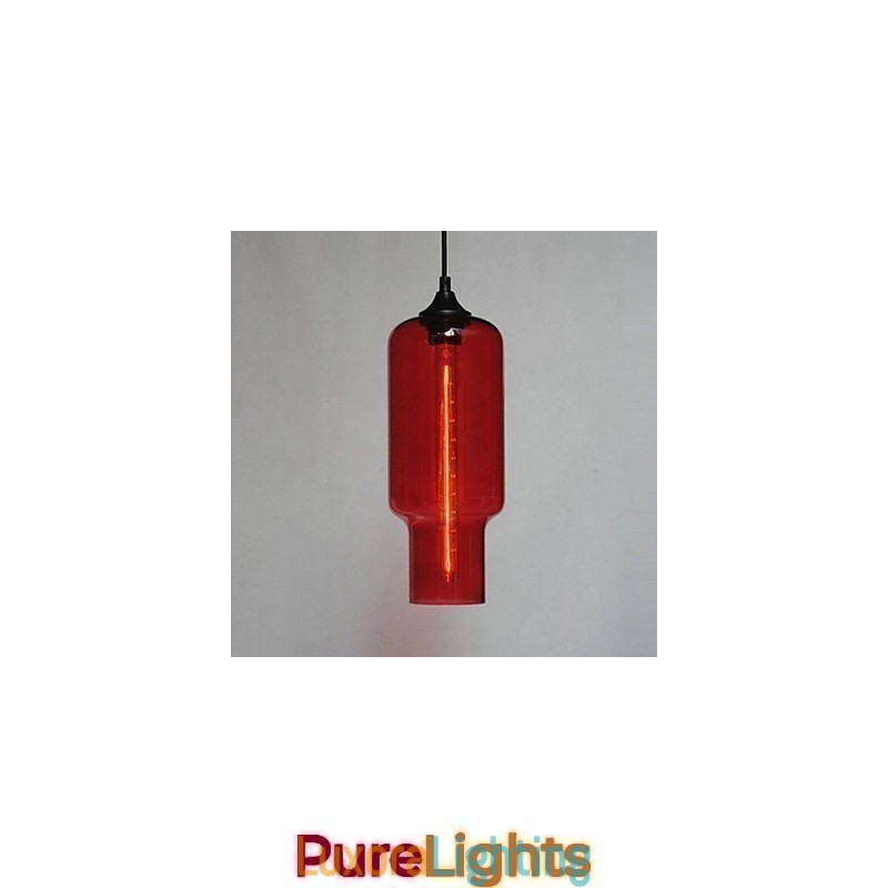 Designer Touch Decorative Modern Glass Pendant Light in Brown Bubble Design