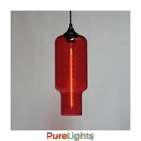 Designer Touch Decorative Modern Glass Pendant Light in Brown Bubble Design