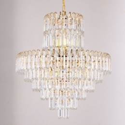 Designer Touch Decorative Elegant Pendant Light Crystal Round Ceiling Lighting Fixture