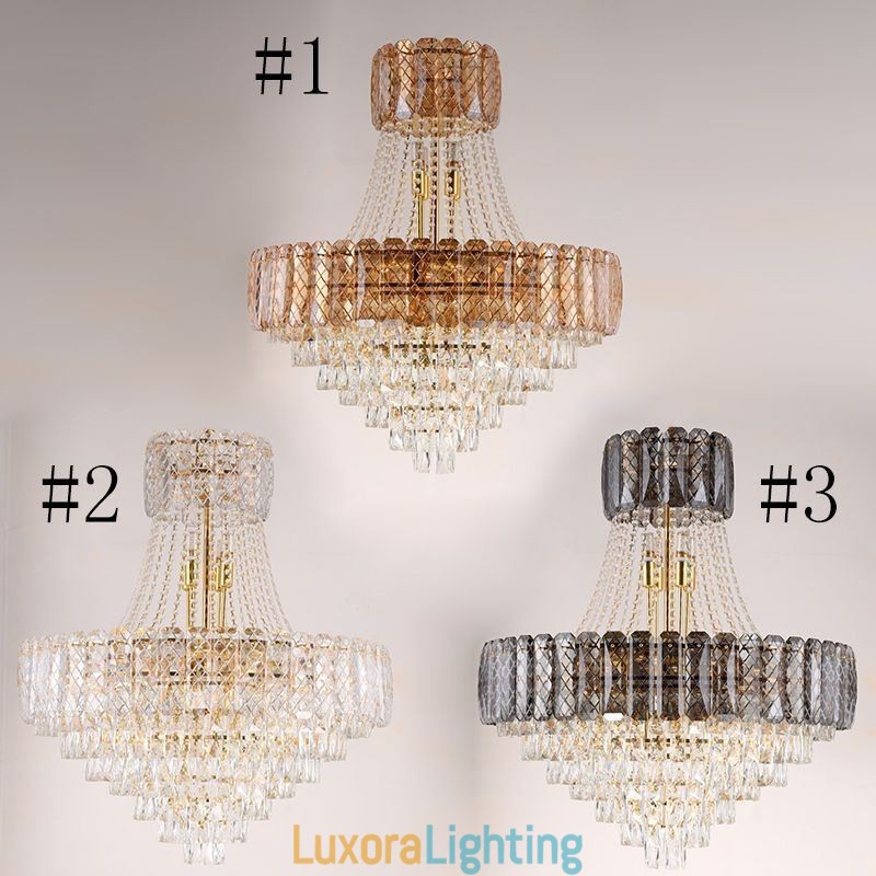 Designer Touch Decorative Modern Crystal Pendant Light Round Ceiling Lighting Fixture