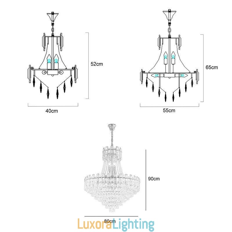 Designer Touch Decorative Modern Crystal Pendant Light Round Ceiling Lighting Fixture