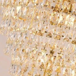 Designer Touch Decorative Modern Crystal Pendant Light Conical Ceiling Lamp