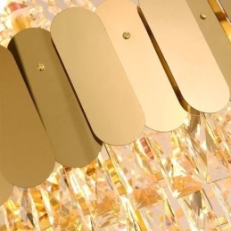 Designer Touch Decorative European Crystal Pendant Light Conical Hanging Lamp