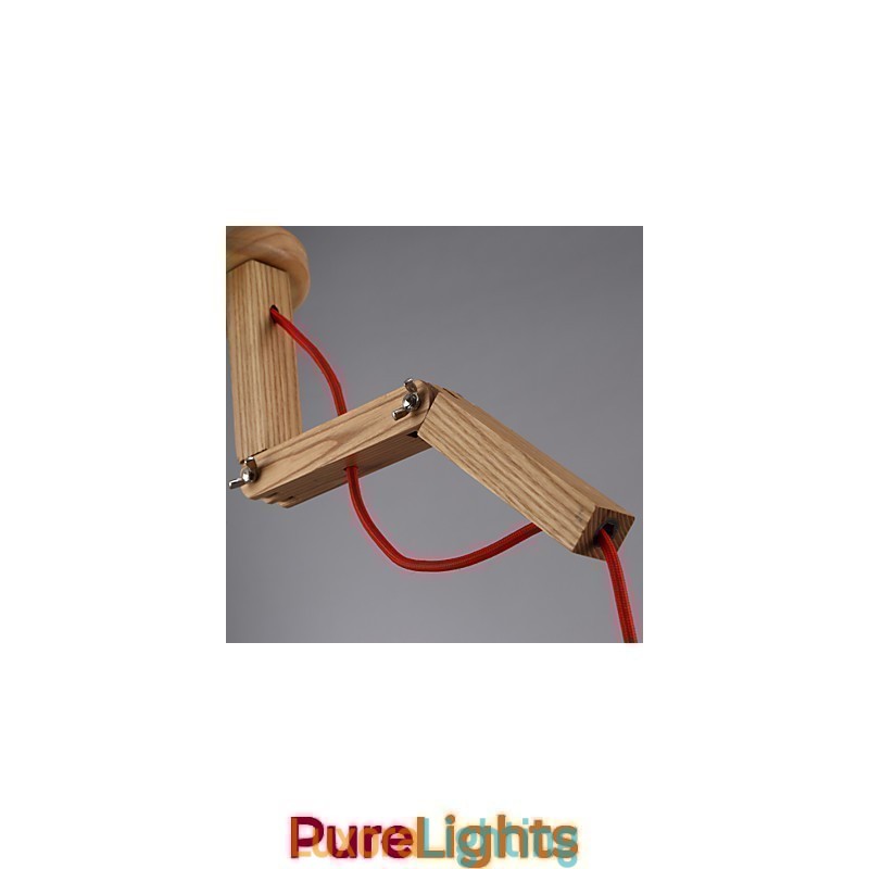 Designer Touch Decorative Chandelier Mini Style Modern Contemporary Wood Bamboo