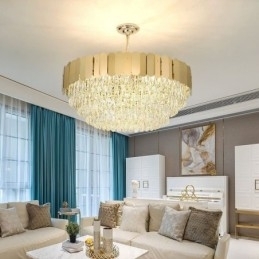 Designer Touch Decorative Modern Pendant light Crystal Round Hanging Ceiling Light