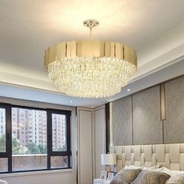 Designer Touch Decorative Modern Pendant light Crystal Round Hanging Ceiling Light