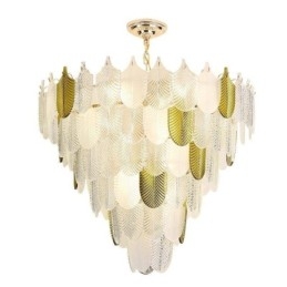 Designer Touch Decorative Crystal Elegant Leaf Pendant Light Ceiling Pendant Light