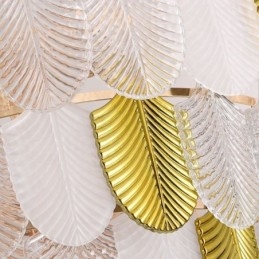 Designer Touch Decorative Crystal Elegant Leaf Pendant Light Ceiling Pendant Light