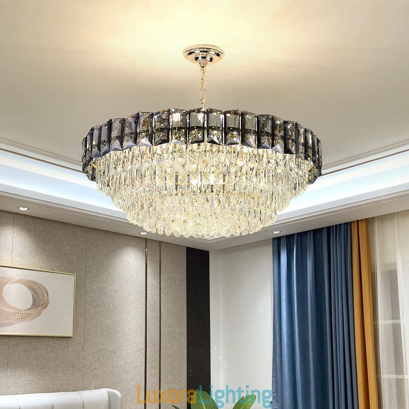 Designer Touch Decorative Crystal Pendant Light Contemporary Ceiling Lights Fixtures