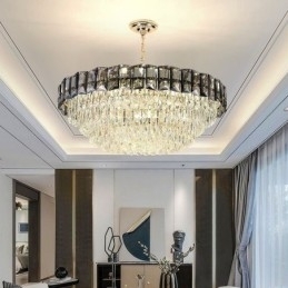 Designer Touch Decorative Crystal Pendant Light Contemporary Ceiling Lights Fixtures