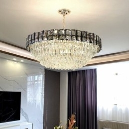 Designer Touch Decorative Crystal Pendant Light Contemporary Ceiling Lights Fixtures