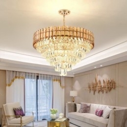 Designer Touch Decorative Modern Crystal Pendant Light Ceiling Lighting Fixture