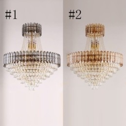 Designer Touch Decorative Modern Gold Crystal Pendant Lighting Hanging Light