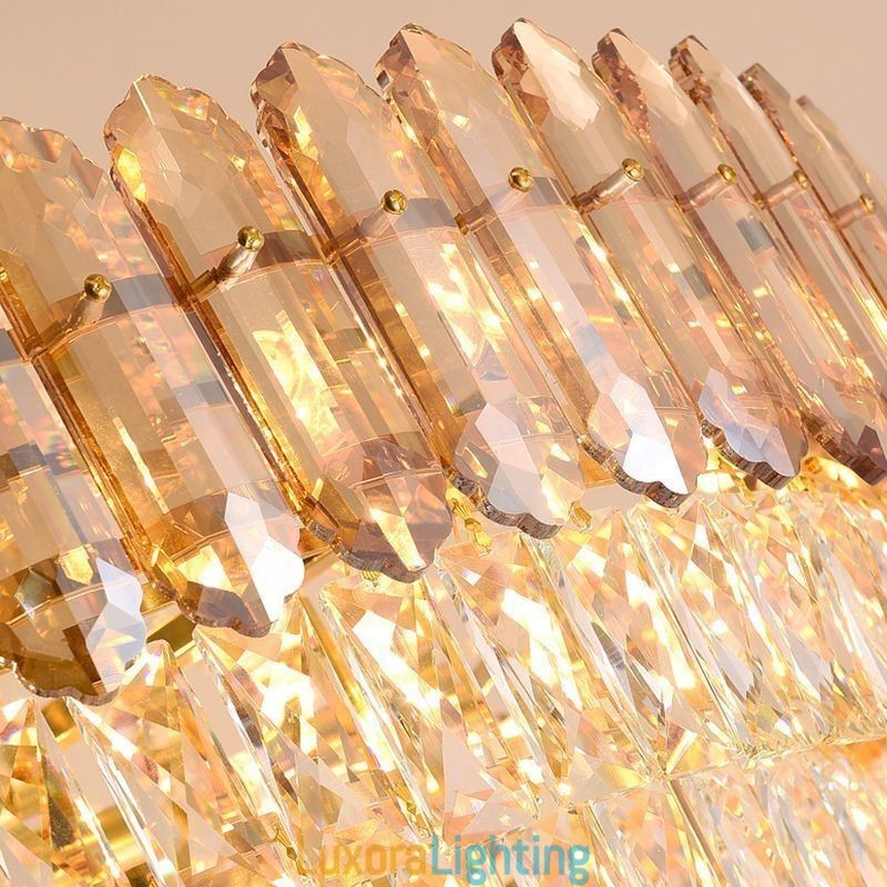 Designer Touch Decorative Modern Gold Crystal Pendant Lighting Hanging Light